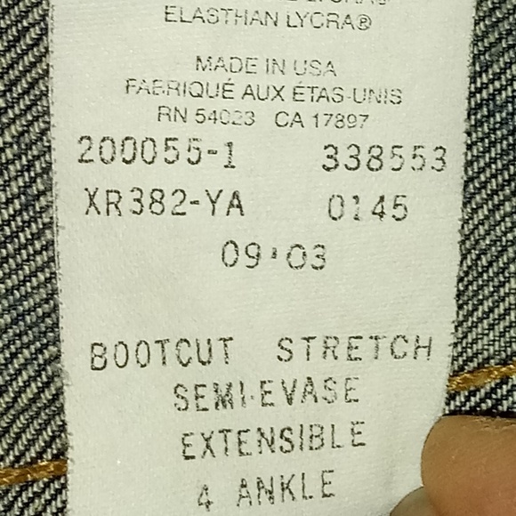 GAP Women Sz 4 Ankle Stretch Boot Cut - Picture 6 of 7